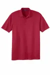 Port Authority Silk Touch Interlock Performance Polo. K5200 Rich Red
