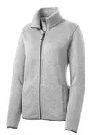 Port Authority Women's Sweater Fleece Jacket. L232 GREY HEATHER