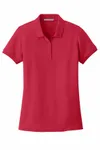 Port Authority Women's Core Classic Pique Polo. L100 Rich Red