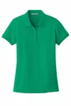 Port Authority Women's Core Classic Pique Polo. L100 Bright Kelly Green