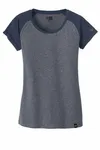 New Era Women's Heritage Blend Varsity Tee. LNEA107 True Navy/ True Navy Twist
