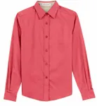 Port Authority Women's Long Sleeve Easy Care Shirt. L608 Hibiscus