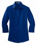 Port Authority Women's 3/4-Sleeve Easy Care Shirt. L612 ROYAL