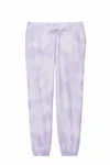 Port & Company Women's Beach Wash Cloud Tie-Dye Sweatpant LPC140P Amethyst