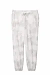 Port & Company Women's Beach Wash Cloud Tie-Dye Sweatpant LPC140P Dove Grey