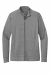 Sport-Tek Women's Sport-Wick Stretch Full-Zip Cadet Jacket LST857 Charcoal Grey Heather