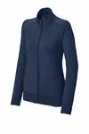 Sport-Tek Women's Sport-Wick Stretch Full-Zip Cadet Jacket LST857 TRUE NAVY