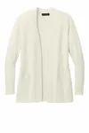Port Authority Women's Easy Care Open-Front Cardigan Sweater LSW2890 Oatmeal Heather