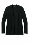 Port Authority Women's Easy Care Open-Front Cardigan Sweater LSW2890 Deep Black