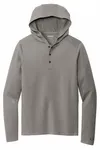 OGIO Luuma Flex Hooded Henley OG826 Petrol Grey Heather