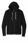 Next Level Apparel Unisex Santa Cruz Zip Hoodie. NL9602 BLACK
