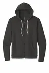 Next Level Apparel Unisex Santa Cruz Zip Hoodie. NL9602 Heavy Metal