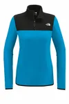 The North Face Women's Glacier 1/4-Zip Fleece NF0A7V4M Hero Blue/ TNF Black