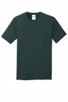Port & Company Core Cotton Pocket Tee. PC54P Dark Green