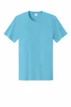 Port & Company Lightweight Cotton Tee PC43 Aquatic Blue