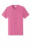Port & Company Lightweight Cotton Tee PC43 Awareness Pink