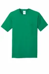 Port & Company Core Cotton Pocket Tee. PC54P Kelly