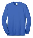 Port & Company Tall Long Sleeve Core Blend Tee. PC55LST ROYAL