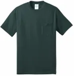 Port & Company - Core Blend Pocket Tee. PC55P Dark Green