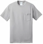 Port & Company - Core Blend Pocket Tee. PC55P Ash