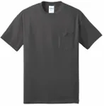 Port & Company - Core Blend Pocket Tee. PC55P Charcoal
