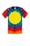 Port & Company - Youth Window Tie-Dye Tee. PC149Y RAINBOW