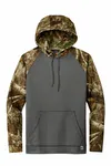 Russell Outdoors Realtree Performance Colorblock Pullover Hoodie RU451 Magnet/ Realtree Edge