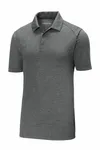 Sport-Tek PosiCharge Tri-Blend Wicking Polo. ST405 Dark Grey Heather