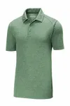 Sport-Tek PosiCharge Tri-Blend Wicking Polo. ST405 Forest Green Heather