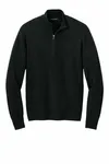 Port Authority Easy Care 1/4-Zip Sweater SW2900 Deep Black