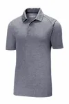Sport-Tek PosiCharge Tri-Blend Wicking Polo. ST405 True Navy Heather