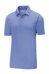 Sport-Tek PosiCharge Tri-Blend Wicking Polo. ST405 True Royal Heather