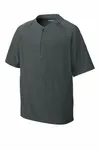 Sport-Tek Youth Repeat 1/2-Zip Short Sleeve Jacket YJST489 Iron Grey