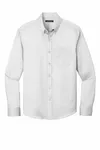 Port Authority Long Sleeve SuperPro React Twill Shirt. W808 WHITE
