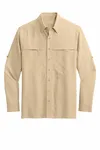 Port Authority Long Sleeve UV Daybreak Shirt W960 Oat