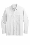 Port Authority Long Sleeve UV Daybreak Shirt W960 WHITE