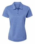 Women's Heathered Polo Collegiate Royal Melange