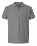 Pique Polo Heather Granite