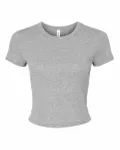 Women's Micro Rib Baby Tee Athletic Heather