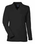 Women's Raleigh Shawl Collar Knit Top BLACK