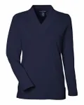 Women's Raleigh Shawl Collar Knit Top Navy