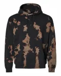 Essential Fleece Bleach Wash Hooded Sweatshirt Gobi