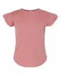Toddler Flutter Sleeve Tee Mauvelous