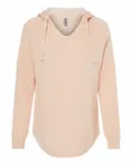 Women’s Lightweight California Wave Wash Hooded Sweatshirt Blush