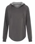 Women’s Lightweight California Wave Wash Hooded Sweatshirt SHADOW
