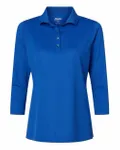 Women's Lady Palm Three-Quarter Sleeve Polo ROYAL