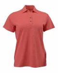 Women's Dakota Striated Heather Polo Melon Heather