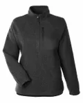 Women's Aura Sweater Fleece Quarter-Zip Pullover Black/ Black
