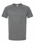 Bella + Canvas Men's Heather CVC Raglan T-Shirt Deep Heather