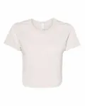 Bella + Canvas Ladies' Flowy Cropped T-Shirt Heather Dust